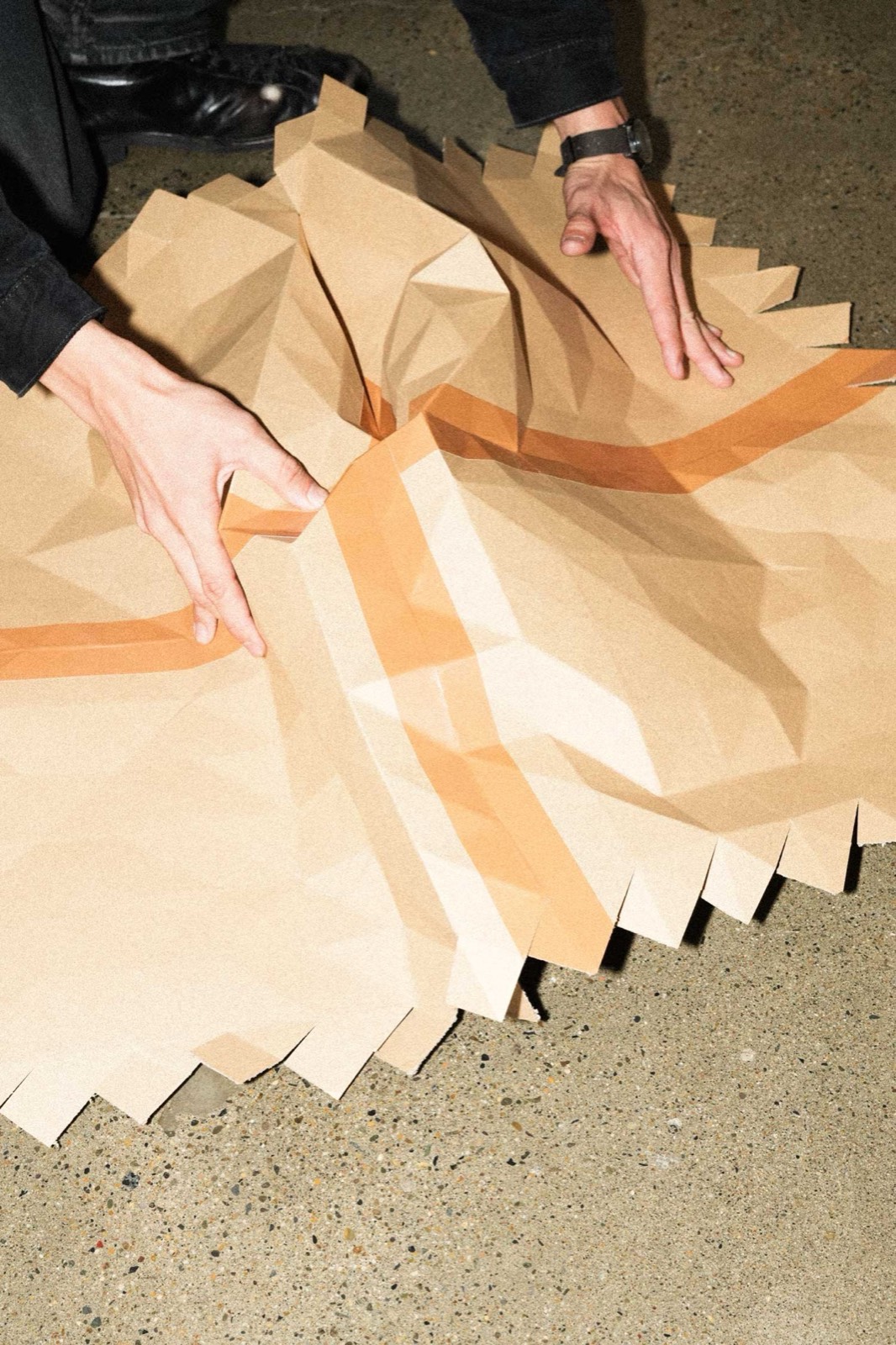 Light-Paper booklet laid flat